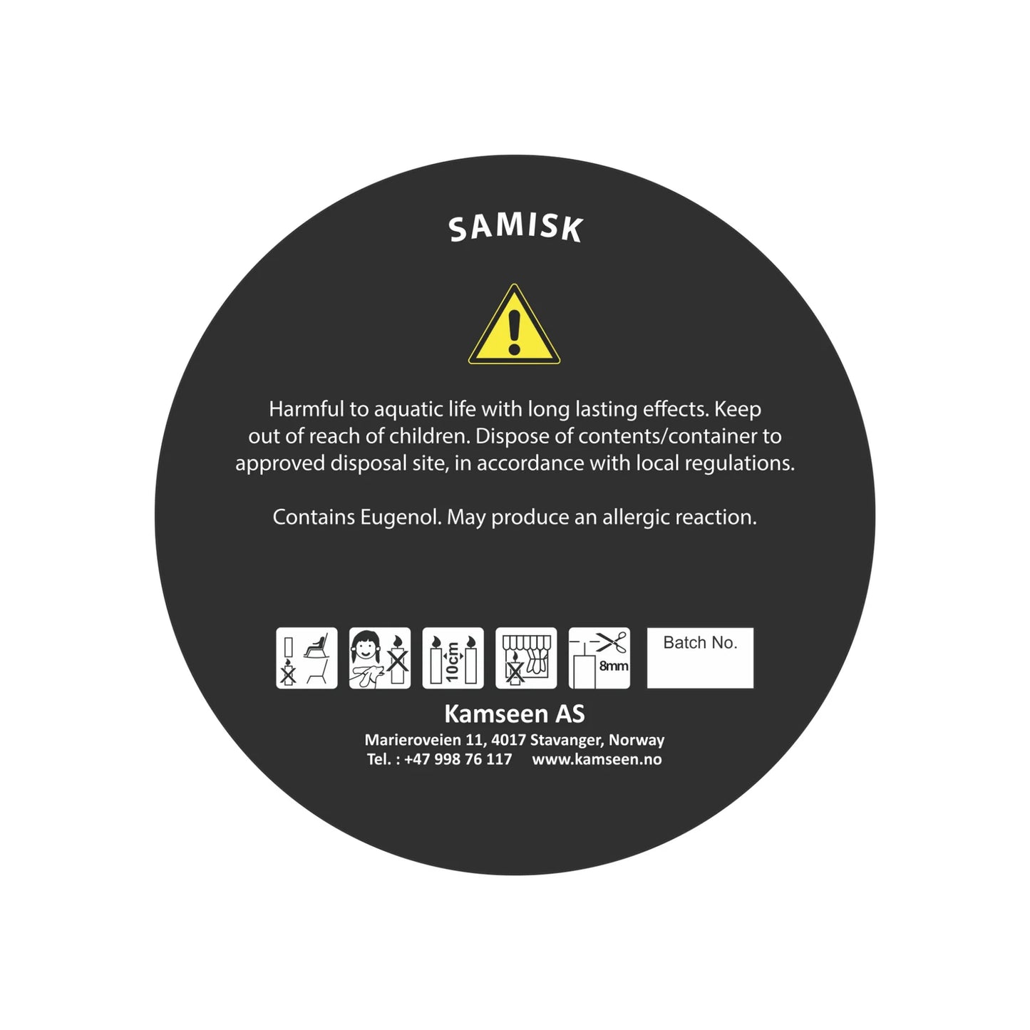 Samisk – Duftkerze inspiriert von der Sami-Kultur mit Orange, Zimt & Zedernholz von Kamseen