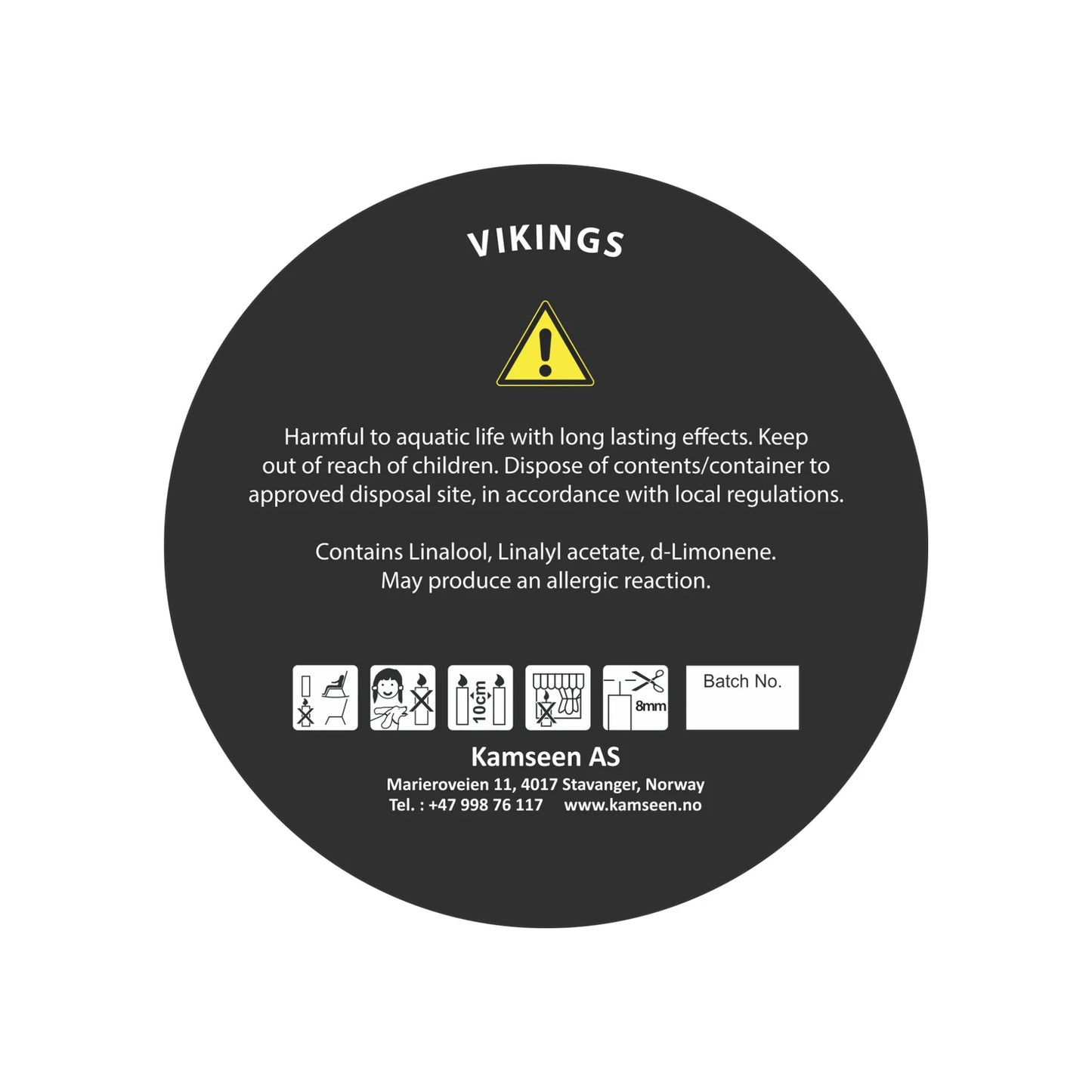 Vikings – Duftkerze „Nordic Warrior“ mit kräftiger, maskuliner Note von Kamseen