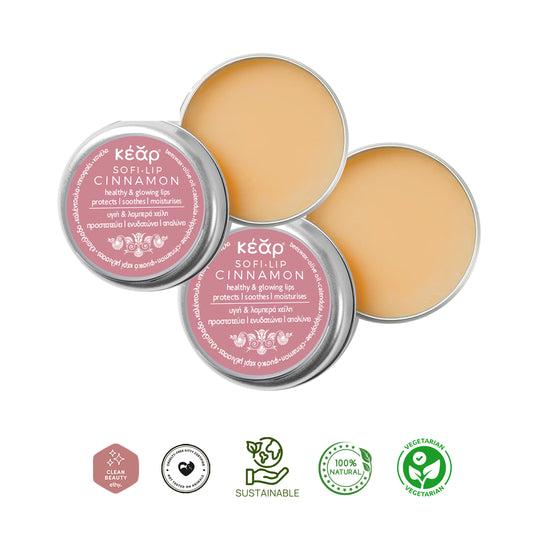 Kear "SofiLip" – Lip Balm Duo mit Olive, Bienenwachs & Zimt (2×5 g)